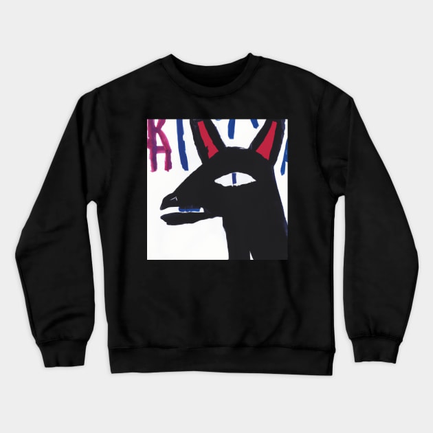 animal Crewneck Sweatshirt by Angel Rivas